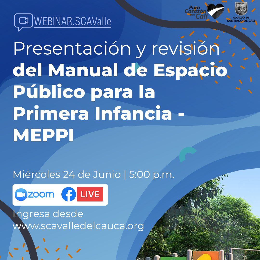 Webinar Presentación Y Revisión Del Manual De Espacio Público Para La Primera Infancia – MEPPI