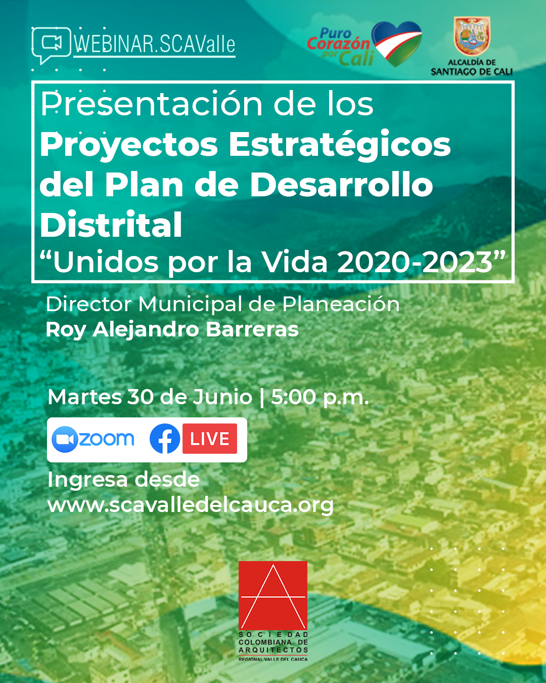 Webinar Presentación De Los Proyectos Estratégicos Del Plan De Desarrollo Distrital