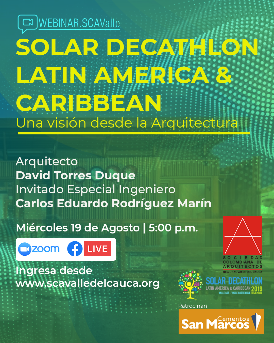 Webinar SOLAR DECATHLON LATIN AMERICA & CARIBBEAN Una Visión Desde La Arquitectura