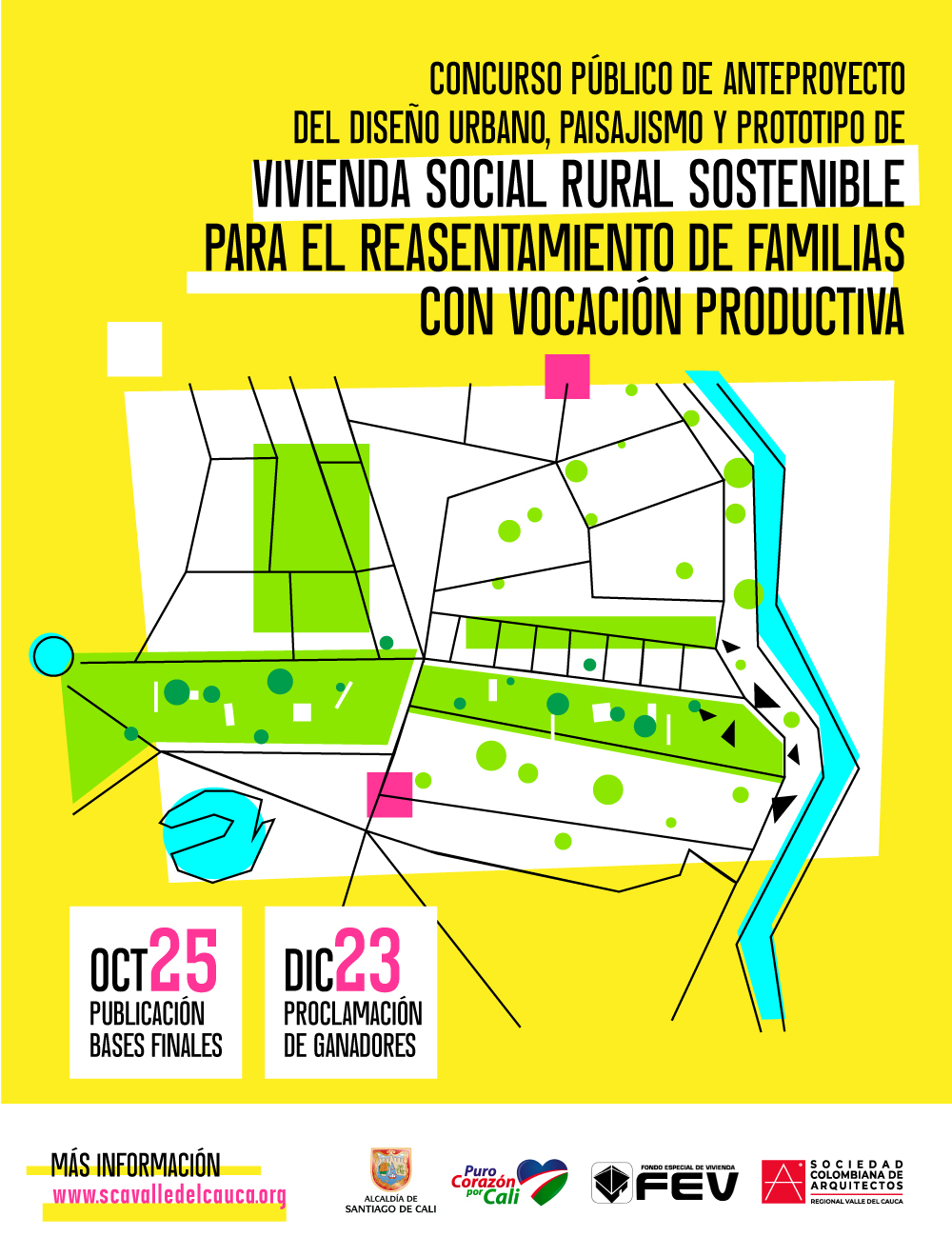 Concurso Vivienda Rural SCA Valle Final Poster